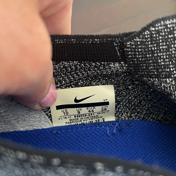 Nike Air Vapormax 2.0 Oreo Black & White 2017 Athletic  Shoes Sneakers, Size 10 - Picture 7 of 11